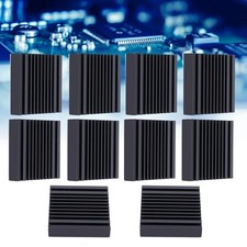 10pcs Thermal Conductive Adhesive Aluminum Cooling Fin Heat Sink