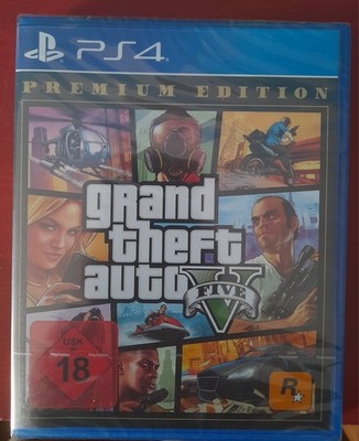 Grand Theft Auto V (5) - Premium Edition - Sony PlayStation 4