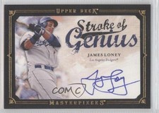 2008 Upper Deck Masterpieces Stroke of Genius James Loney #SG-JA Auto 1h8