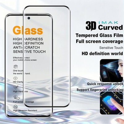 IMAK For Tecno SPARK 40 Pro+, 3D Curved Full Coverage Tempered Glass Film Screen