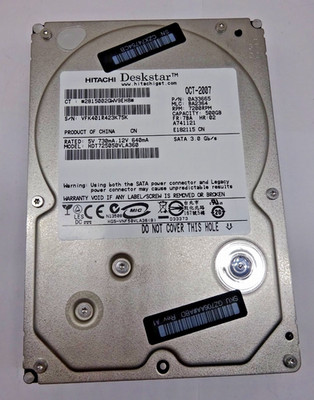 HITACHI 500GB HDT725050VLA360  SATA/IDE  FESTPLATTE  3,5 ZOLL #FP5018