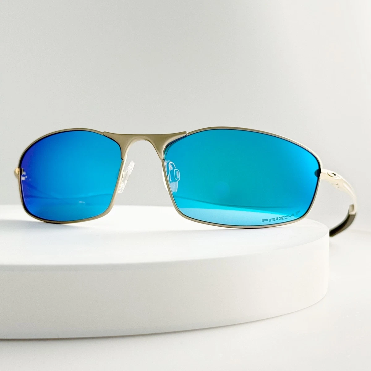 Oakley Silver Blue Sunglasses for Men for sale | eBay