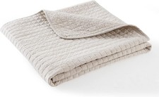 100 Cotton Quilted Throw Decorative Throw Blanket Multi Color Super Soft Warm