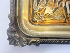 Egyptian Ornate Engraved Vintage Wall Hanging Metal Brass? Plaque Tray — photo 9