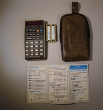  Vintage HP-25C Scientific Calculator w/ Case  Guide - Not Working - No Return