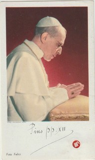RELIC PIUS PP. XII POPE PIUS XII