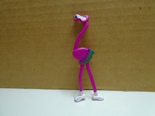 PINK FLAMINGO 4" BENDY FIGURE UNBRANDED MA802B 
