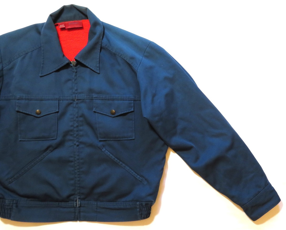 ジャケット・アウター Dickies work jacket biker vintage Dickies Vintage Work Jacket 1970's Gas Station Delivery Driver