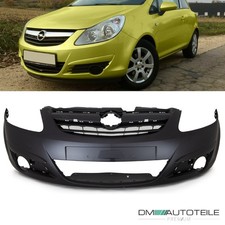 Opel Corsa D Stoßstange vorne 06-11 grundiert 3/5-Türer + Kühlergrill Stoßfänger