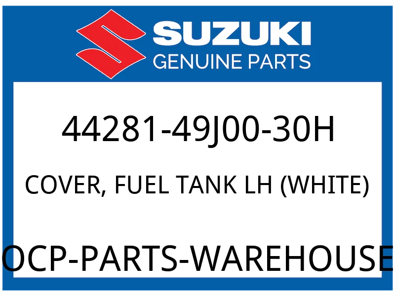 COVER, FUEL TANK LH (WHITE)