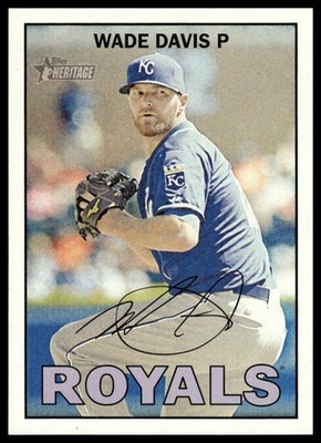 2016 Topps Heritage #293 Wade Davis Kansas City Royals NM+