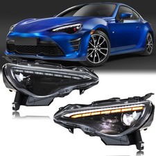 LED Headlights for Toyota 86 GT86 Subaru BRZ Scion FRS Sequential Front Lamps