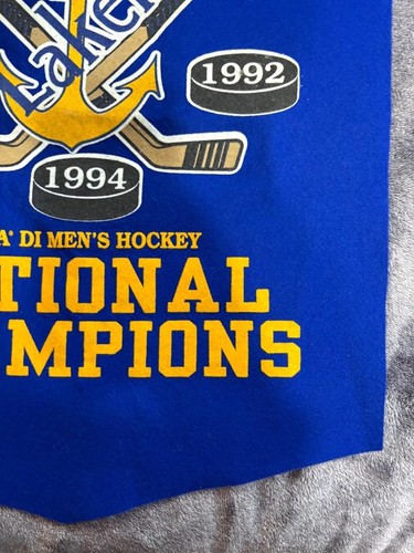 Lake Superior State University 3 Time NCAA Hockey National Champions Felt Banner - Picture 4 of 6