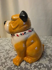 British Bulldog Cookie Jar - Good Condition