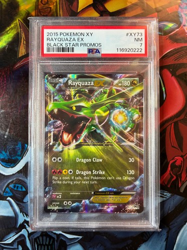 Rayquaza-EX graded PSA 7 for sale on eBay