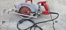 SKILSAW HD77M 13AMP AC/DC 4400-RPM 7-1/4" CORDED WORM DRIVE SAW TESTED 