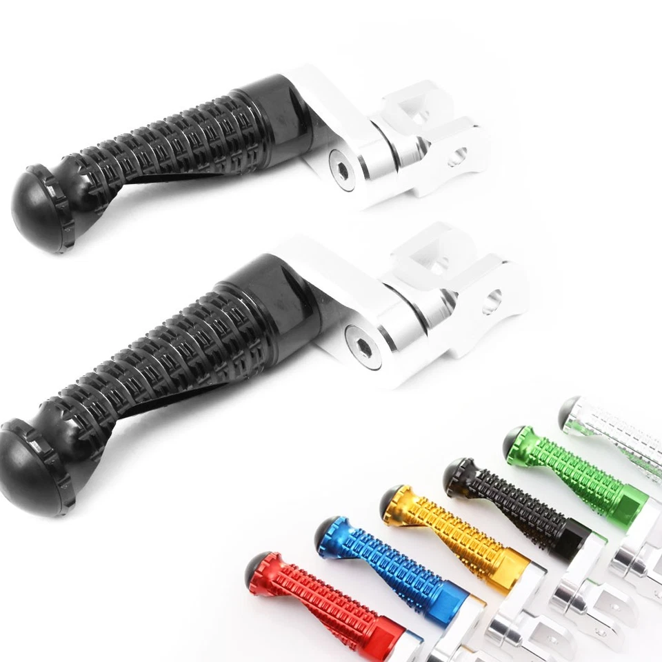 Clavijas de pie delanteras negras elevadoras MPRO 1 pulgada para Suzuki GSX-R250 GSX250R 17 18 19 Foto 3 de 4