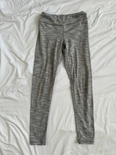 90 degree girls size M 10 heather grey athletic leggings