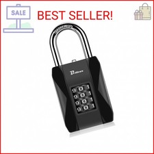 Combination Lock, 4 Digit Outdoor Heavy Duty Padlock Metal, Weatherproof Alloy L