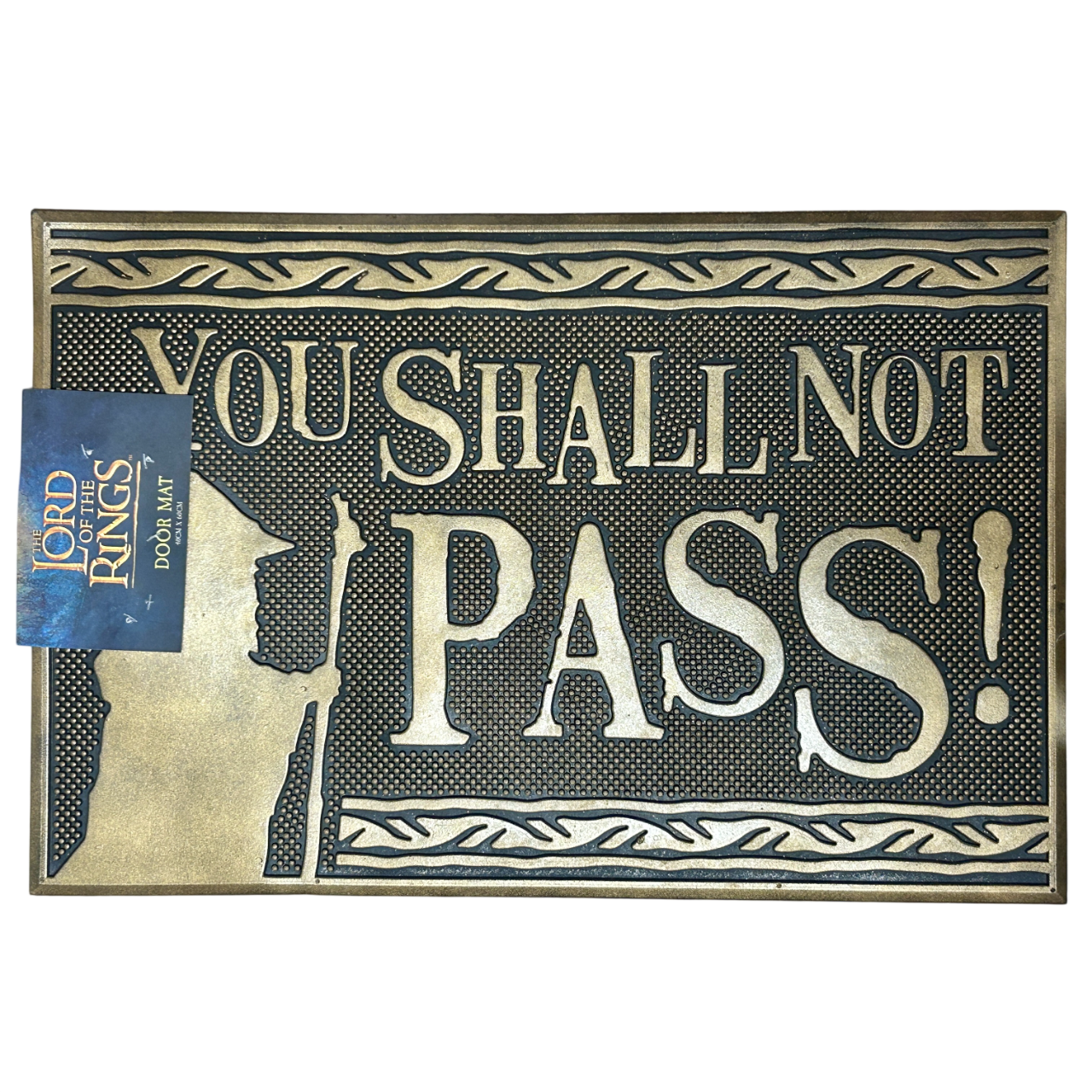 The Lord Of The Rings Doormat - You Shall Not Pass 40 x 60 Rubber Mat BNWT
