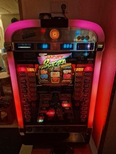 NSM Jacky Super mit Leuchtrahmen auf Euro, Spielautomat,Geldspieler aus den 80er