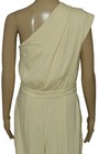Free People Avery Jumpsuit One Shoulder Wide Leg Pocket Cream Zip Medium 10 NEW — photo 7