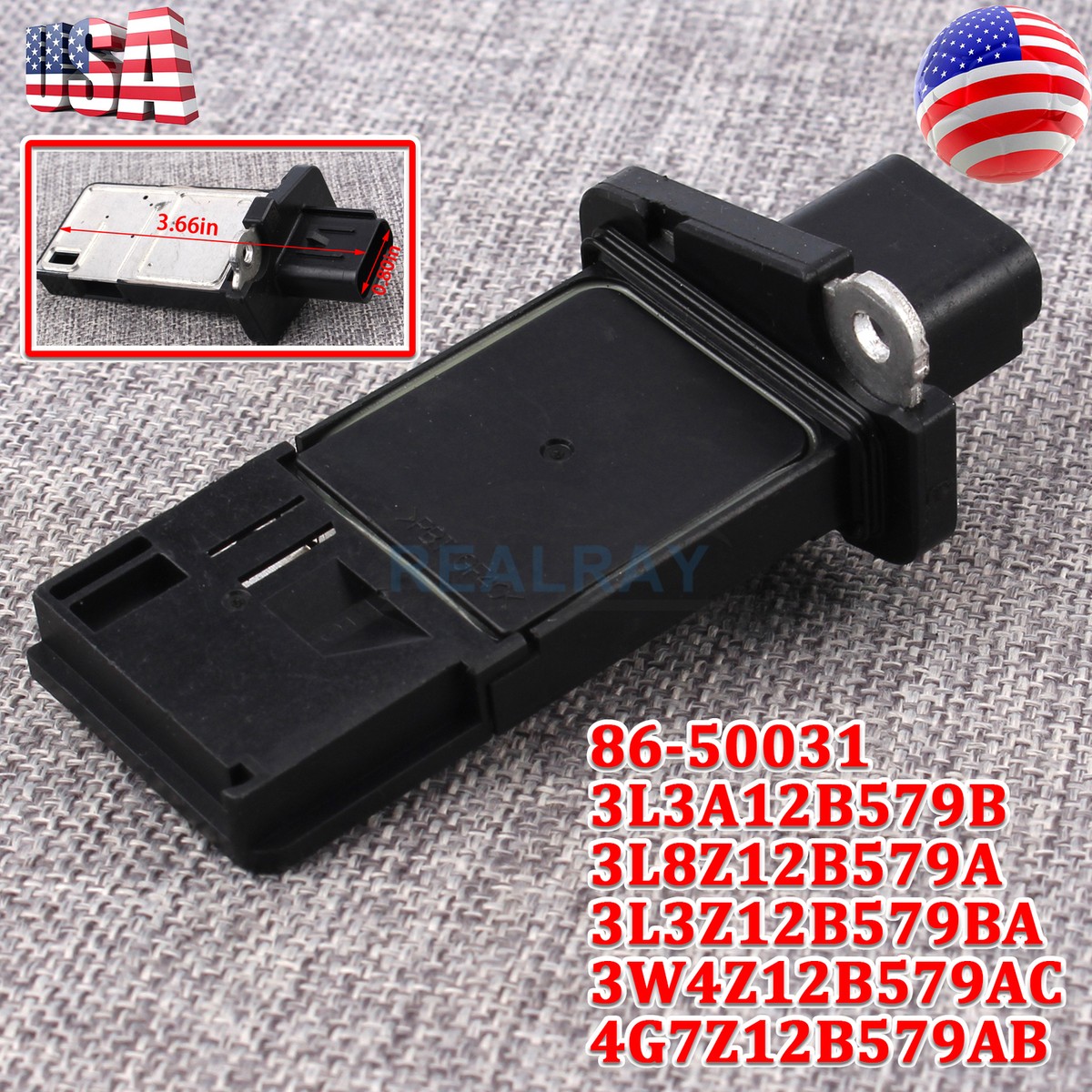 AFLS-131 New Motorcraft Mass Air Flow Sensor 3L3Z-12B579-BA F150