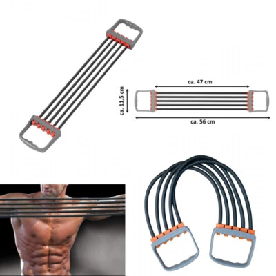 NISORPA Expander Übungsexpander 5 Widerstandsbänder bis 40kg Fitnessband für Training DE