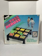 1993 Tyco Toss Across Game Bean Bag Indoor Outdoor w/ Box Complete Tic-Tac-Toe