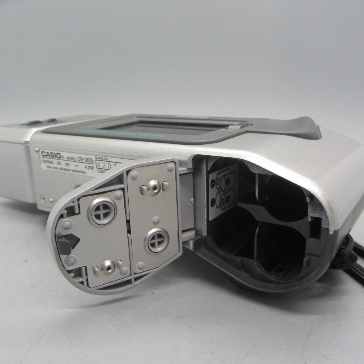 【希少 完動品】CASIO QV-300 デジタルカメラ 動作確認済み Casio QV QV-300 Digital Camera - Silver for sale online | eBay