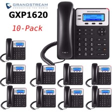 10 Grandstream GXP1620 Small Business HD 2-LIne IP Desk Phone Bundle Lot