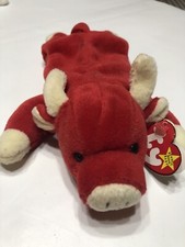 TY BEANIE BABY ORIGINAL SNORT THE BULL