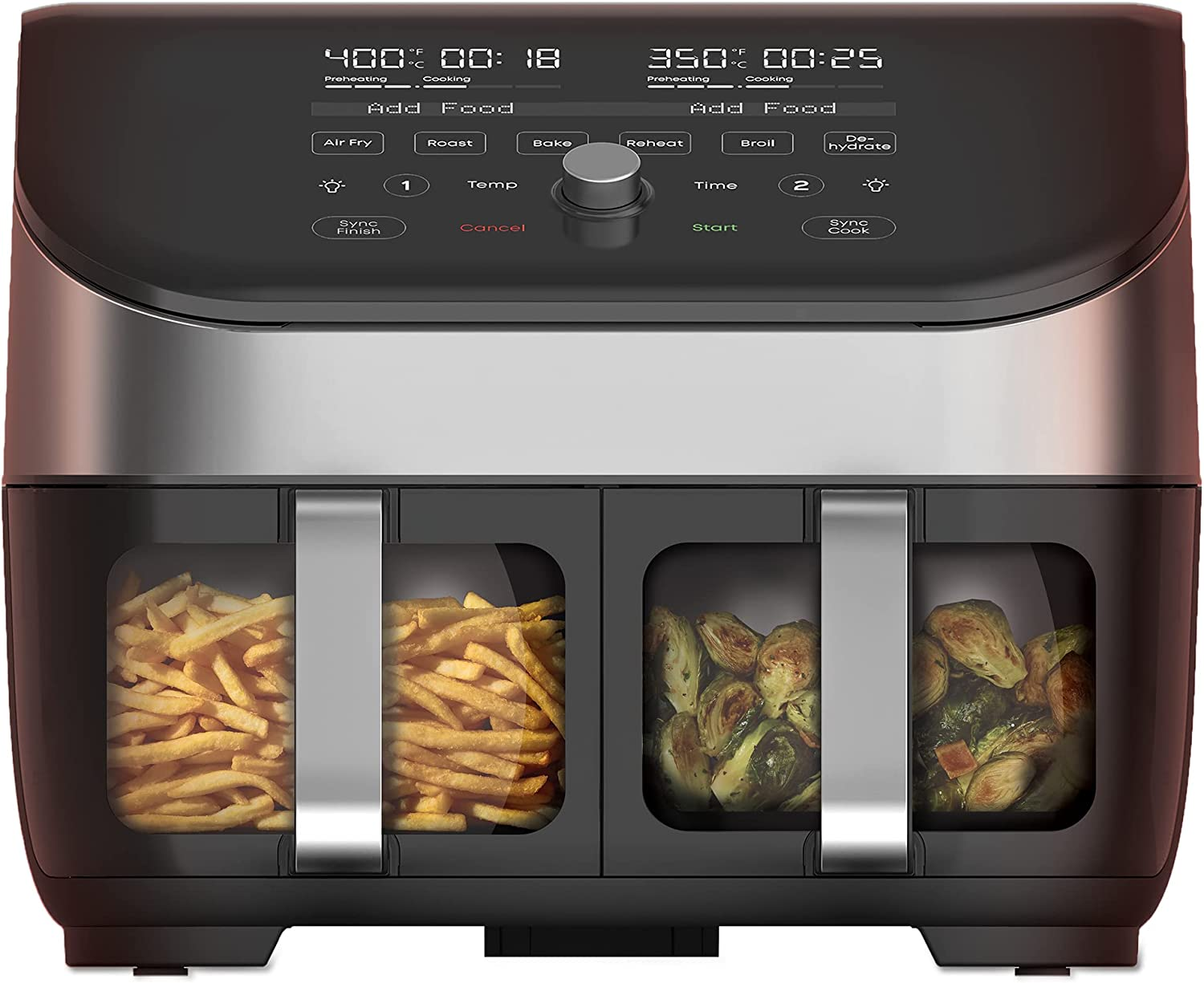 Instant Pot XL 8-QT Dual Basket Air Fryer Oven, from the Makers of Instant Pot,2-image