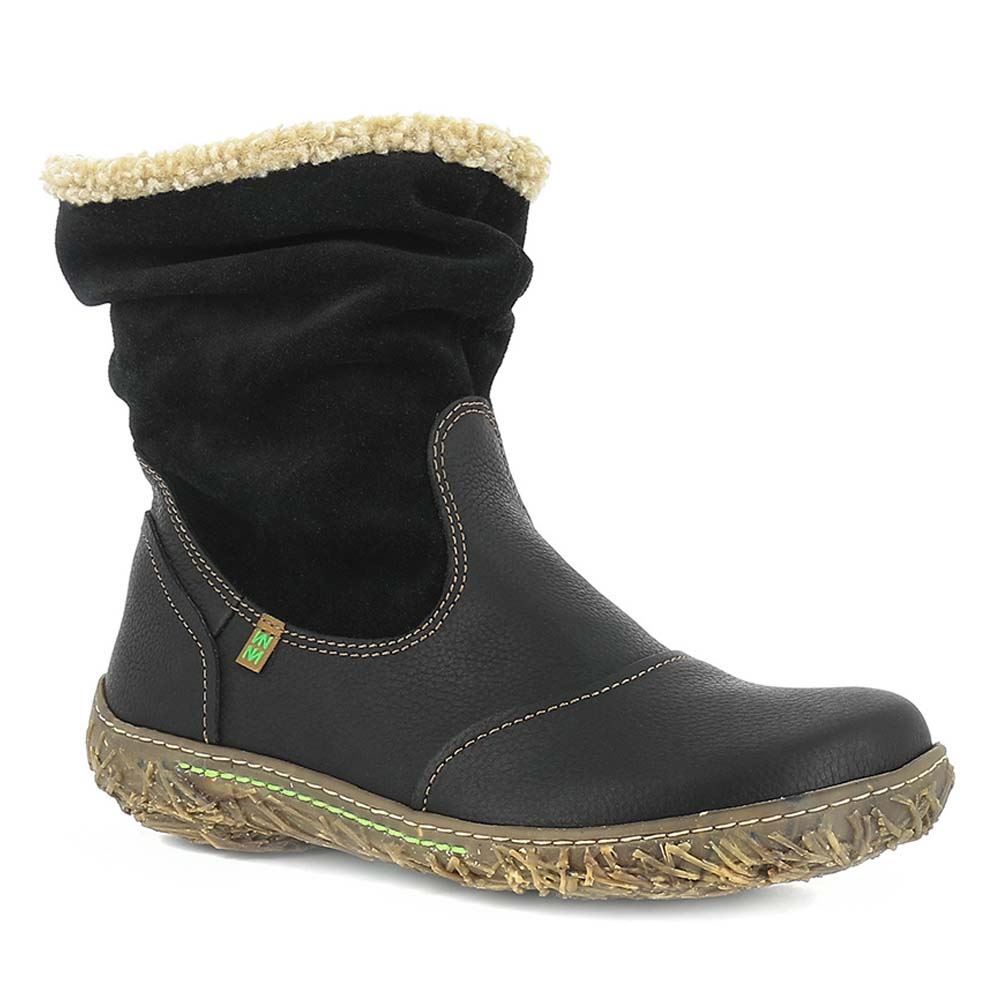 El Naturalista N758 Nido Black Ankle Boots eBay