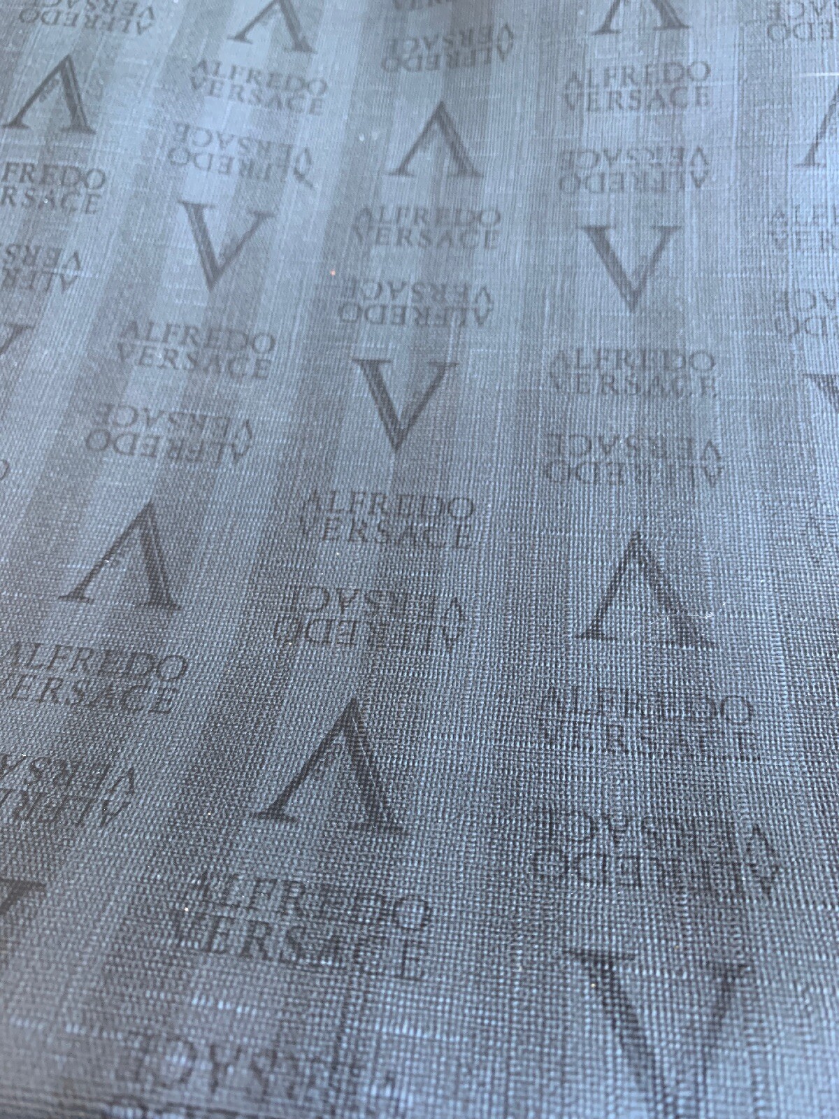 Alfredo Versace Black Tote Logo Monogram Shoulder Bag… Gem