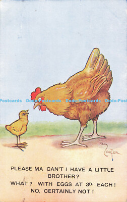 R612060 Please ma cant I have a little brother What With Eggs at 3 D each No Cer