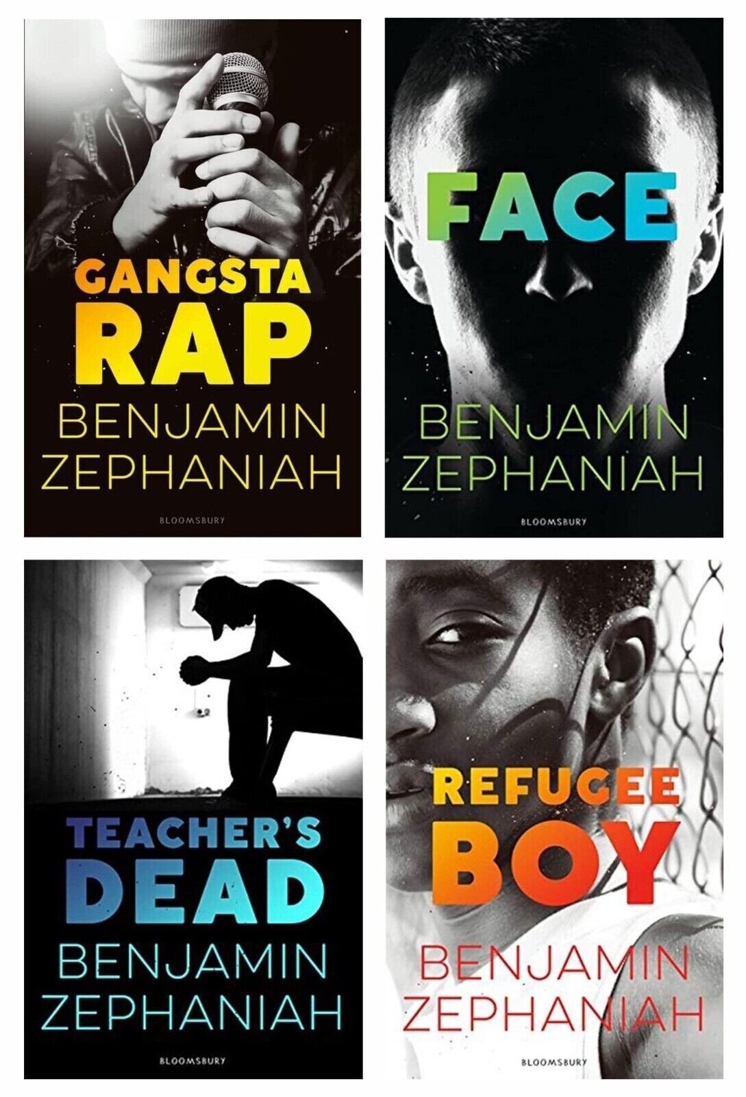 Benjamin Zephaniah Collection 4 Books Set Gangsta Rap, Face, Teachers Dead NEW