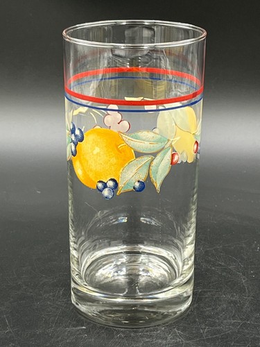 Set of 4 Corelle ABUNDANCE of Fruit Tumbler Glasses 6" EUC - Picture 2 of 3