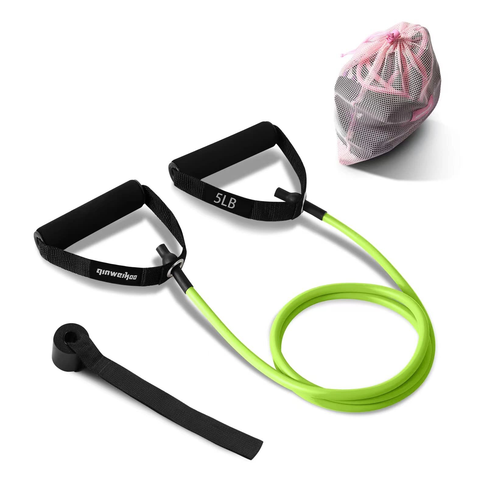 Resistance Exercise Band with Handles Workout Band Weight Band for Physical T...