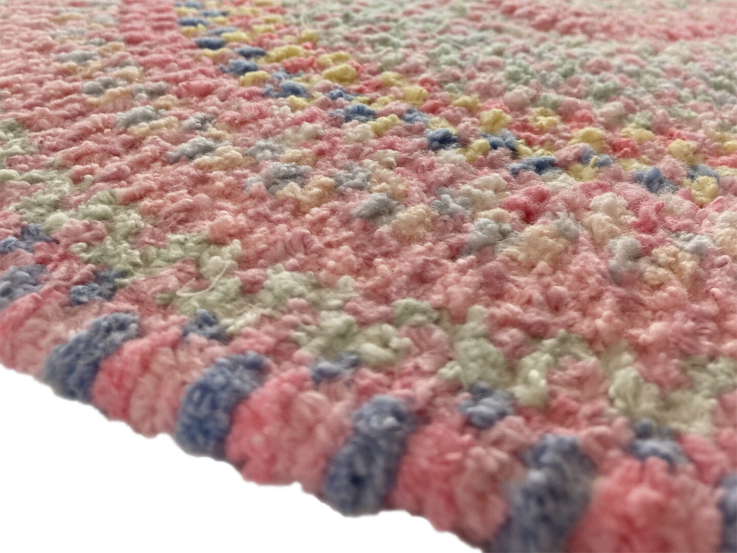 Capel Rugs Soft Cotton Chenille Country Braided Rug Babys Breath Tea