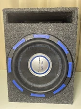 Gothic Power Acoustik 12" Car Subwoofer With Speaker Box
