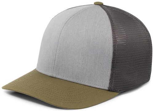 Pacific Headwear P401 Unisex Original Hat Fusion Trucker Cap - Picture 12 of 21