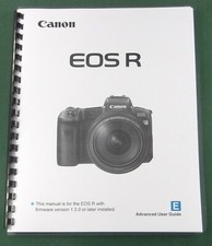 Canon EOS R Instruction Manual: Full Color  Protective Covers 
