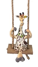 Blue Sky Ceramics Giraffe Garden Swinger, Multi (20486)