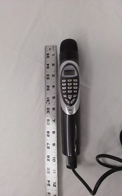 Microphone Karaoké Sans Fil Lumière LED Q-C107 Records Chante Et Joue De Musique