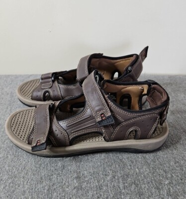 Khombu Brown Outdoor Hiking River Sport Sandals Size 9M