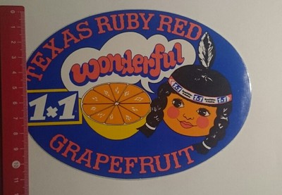 Aufkleber/Sticker: Texas Ruby Red Grapefruit (27111622)