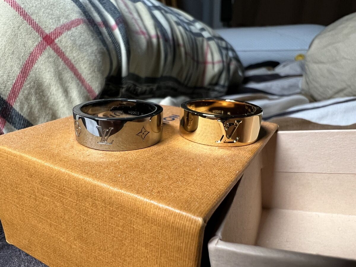 Louis Vuitton M00513 Instinct Set of 2 Rings Size Medium | eBay