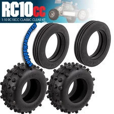 Associated Clear RCI0 RC10CC Tire set - Front 6313 and Rear 6314 Tires