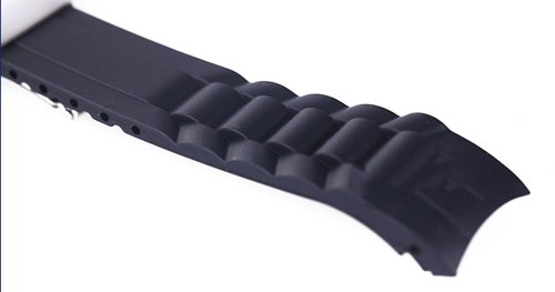 Reloj de buceo deportivo extremo curvo 22 mm o 20 mm correa de goma correa de silicona pulsera - Imagen 3 de 7